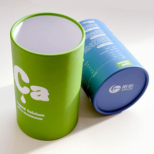 กล่องกระดาษแข็งทรงกระบอกแบบกำหนดเอง หรูหรา เป็นมิตรกับสิ่งแวดล้อม สำหรับบรรจุภัณฑ์อาหารเสริม น้ำตาล เค้ก ขวดพรีเมียม - Product Image 5