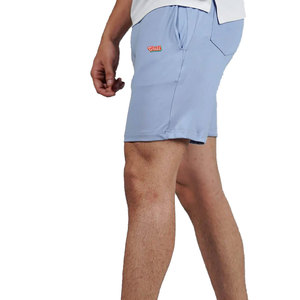 Short de fitness écologique pour hommes personnalisé Gym Logo Sports Coton Solide Motif Taille 6XL Velours côtelé Poches pratiques pour la course - Product Image 3