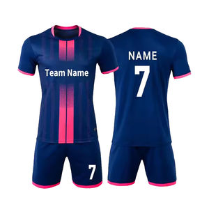 Ensemble d'uniformes de football d'été respirants et à séchage rapide de haute qualité, 100 % polyester, sans manches, vente en gros, vêtements de sport - Product Image 4