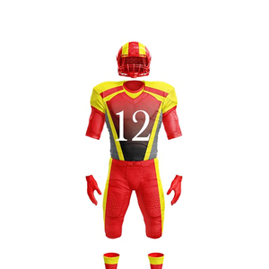 Kit de fútbol americano personalizado de alta calidad, nuevo diseño, uniforme transpirable Reversible con juego de impresión personalizado de alto estilo - Product Image 3