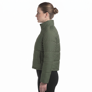 Cheap Rates Best Sale Winter Short Body Women's <b>Jackets</b> 2026 Customize Style Long Sleeve <b>Cropped</b> Women Puffer <b>Jacket</b> OEM - Product Image 2