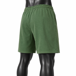 Pantalones Cortos Deportivos de Algodón Personalizados para Hombre, Pantalones Cortos Casuales para Correr, Cintura Elástica, Pantalones Cortos de Entrenamiento Atlético, Logotipo OEM, Ropa Deportiva de Verano - Product Image 4