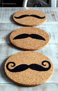 Juego de posavasos de corcho de madera Natural hecho a mano ecológico clásico para restaurantes, precios bajos para exhibición de servicio de café - Product Image 6
