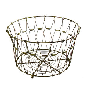 Nouveauté 2024 Panier en fer Panier en métal peint noir pour aliments et organisation Stockage Conteneurs durables et fiables - Product Image 3