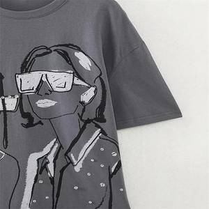 2024 camiseta recortada personalizada Boxy algodón gráfico de gran tamaño pesado gota hombro blanco ácido lavado camiseta para hombres - Product Image 5