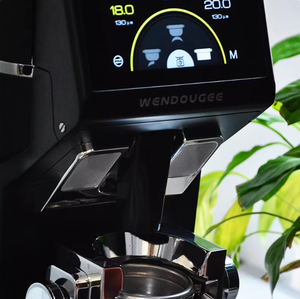 Top New 90mm Titanium Grinder with Scale & Speed Control for Semi-<b>Automatic</b> <b>Coffee</b> <b>Machines</b> - Product Image 3