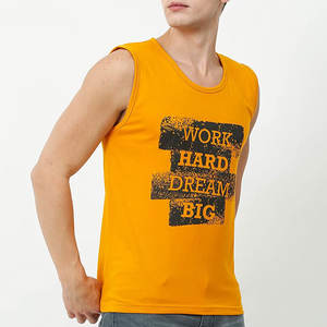 Camiseta sin Mangas de Algodón Puro para Hombre, Estilo Casual, Verano, Suave, Lavada, Ecológica, Transpirable, Personalizable, Ropa Deportiva - Product Image 4