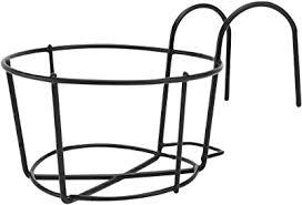 Support de jardinière de fleurs en métal, Pot de fleurs en fer suspendu balcon jardin plante jardinière maison - Product Image 4
