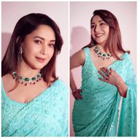 Derniers designs indiens traditionnels modernes Bollywood Celebrity Inspired Sequins Saree Disponible au prix de gros