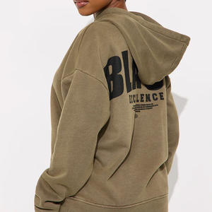 Sweat à capuche pour femme tissu de haute qualité coutures durables couleur personnalisée taille et design accepté pull de sport respirant 2026 - Product Image 2