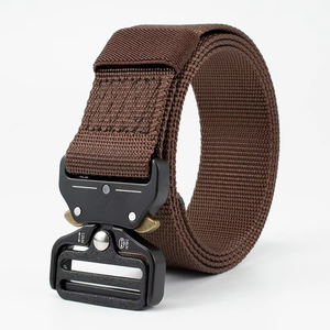 เข็มขัดผ้าไนลอนโพลีเอสเตอร์ยุทธวิธีเข็มขัดผ้าโรงงานเข็มขัดผ้าหนาลายพรางแบบสั่งทำเข็มขัดคาดเอวผ้าใบสำหรับผู้ชาย - Product Image 5