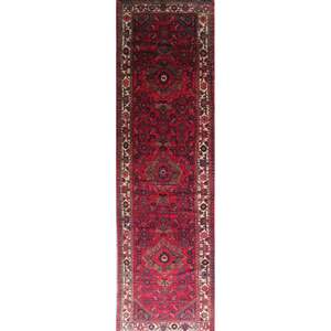 Tapis artisanaux authentiques noués à la main, mélange de laine pure et de coton, design abstrait vintage, pour la maison, le bureau ou comme tapis de sol. - Product Image 1