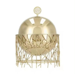 Mini chauffe-plat plaqué or élégant et durable Design en acier inoxydable fait à la main pour les présentoirs de buffet et l'élégance la plus vendue - Product Image 1