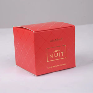 Boîtes de parfum cosmétiques écologiques personnalisées élégantes, recyclables, avec lamination mate, gaufrage, revêtement UV pour flacons en verre - Product Image 1