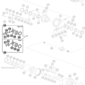 Piezas de engranaje diferencial número 3935860035 OEM de alta calidad nueva condición para vehículos de construcción de camiones de caja de alta calidad - Product Image 3