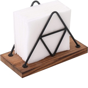 Boîte en bois faite à la main de couleur mate pour ranger les mouchoirs, boîte en bois pour ranger les mouchoirs, boîte à mouchoirs, porte-serviettes - Product Image 3