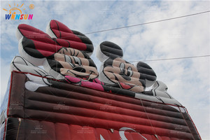 WINSUN Gigante <span class=keywords><strong>Mickey</strong></span> <span class=keywords><strong>Mouse</strong></span> Inflable Gorila Saltando Castillo Tobogán Seco Para Niños - Product Image 5