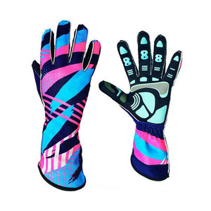 Guantes de carreras de Kart personalizados de tacto suave con control de precisión Guantes de carreras de kart de cuero sintético duradero - Product Image 1