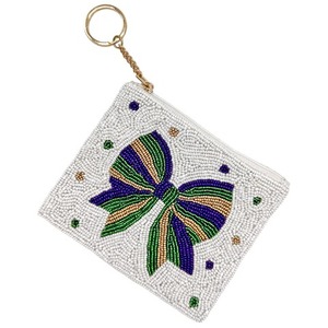 Porte-monnaie en perles de créateur pour femmes, fait à la main, luxe, petite pochette avec cristaux et perles, élégant porte-monnaie pour femmes - Product Image 6