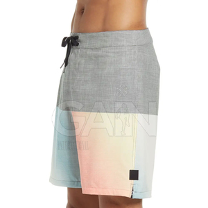 Pantalones Cortos Casuales Ligeros para Hombre, Cintura Media, Color Sólido, Cierre con Cordón Elástico, Secado Rápido, Transpirables, de Poliéster - Product Image 5