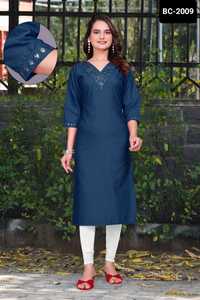 ชุดเคอร์ติสแบบลำลองสไตล์อินฟิอันและปากีสถานชุดเคอร์ติสวัสดุเทสลาพร้อมงานซีเคอร์ทิสราคาถูก - Product Image 5