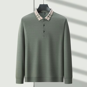 High quality <b>long</b> <b>sleeve</b> <b>men's</b> <b>polo</b> <b>shirt</b> with autumn personalized flip collar fashionable luxury design top casual Paul T-<b>shirt</b> - Product Image 1