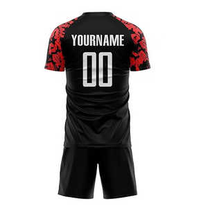 Uniforme de Fútbol Personalizado Sublimado en Azul Pantera, Blanco y Negro, Jersey de Fútbol Totalmente Personalizable y Camisetas de Fútbol - Product Image 2