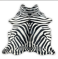 IMPRIMÉ ZEBRE - QUALITÉ HAUTE GAMME - PRODUIT NATUREL - QUALITÉ SUPÉRIEURE DES TAPIS EN CUIR DE VACHE