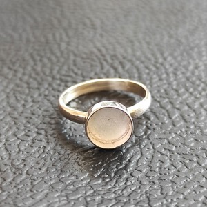 Collet vierge en argent sterling massif 925 rond 7mm réglage de lunette vierge anneau de bande simple semi-montage en gros bijoux d'usage quotidien - Product Image 2