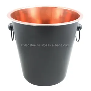 ถังไวน์ที่มีสีทองแดงภายในและนอกถังสีดำราคาต่ำร้อนขายสแตนเลสทำ - Product Image 1