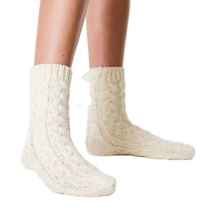Chaussettes d'hiver décontractées de qualité supérieure avec logo personnalisé pour adultes, respirantes, tricotées, confortables, 100% laine, usage quotidien BY BS - Product Image 6