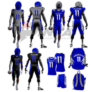 Uniforme de fútbol americano personalizado de tela transpirable Uniforme de fútbol americano de alto rendimiento - Product Image 1