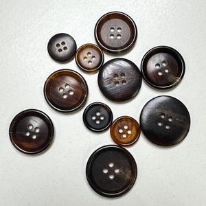 Botones de Cuerno de Búfalo Natural al por Mayor, Acabados y Coloridos para Accesorios de Ropa, Alta Calidad - Product Image 2