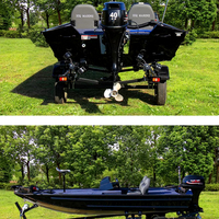 H460L Bateau de basse entièrement en aluminium compatible avec le bateau en aluminium Kimple