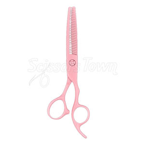 Ciseaux à effiler à usage de salon avec des lames de coupe tranchantes avec logo personnalisé et des performances de texturation - Product Image 2