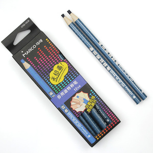 <span class=keywords><strong>Crayon</strong></span> graphite multi-usage Dermatograph Marco 4700, 12/boîte, 4 couleurs, pointe de 4 mm, stylo à décoller pour verre, porcelaine, métal - Product Image 1