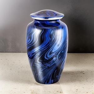 Hot Selling Customized Adult Cremation Urn Classic Swirl Design Funeral Memorial Ashes Keepsake Human Memorial Ashes Storage <b>Jar</b> - Product Image 6