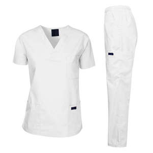 Personalized Adjustable Eco-Friendly Twill Medical <b>Scrub</b> Sets | Soft Polyester Spandex Breathable Reusable | Uniforms Custom - Product Image 2