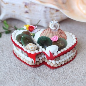 Encantadora caja de doble Corazón, cajón de joyería, cajas de almacenamiento de recuerdo de regalo de terciopelo rojo con espejo pequeño, logotipo personalizado, soporte OEM - Product Image 5