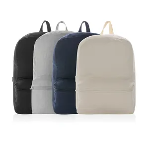 Impact Aware Recycled Canvas Promotional <b>Backpack</b> Sustainable Merchandising with Awareness Features - Product Image 5