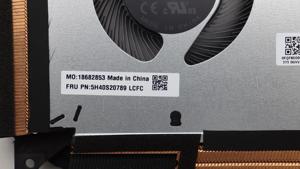 แล็ปท็อปใหม่สำหรับเลอโนโว Legion Pro 7 16IRX8H CPU GPU พัดลมและฮีทซิงค์ 5H40S20789/5H40S20787 - Product Image 4