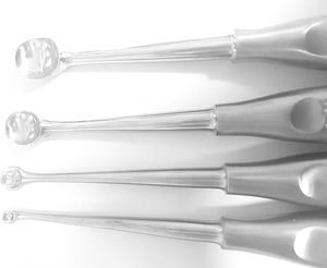 4 Curette à os Spratt Brun Taille 000,1,4 et 6 - Product Image 3