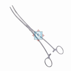 Pinzas de Curvatura de 10'' para Cirugía Uterina, Instrumento Quirúrgico de Precisión Manual, Clase I, Cirugía General, Acero Inoxidable, CE - Product Image 3