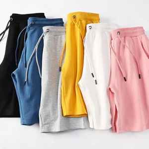 Conjuntos cortos unisex, 100% algodón, secado rápido, transpirable, ligero, estampado personalizado, verano, de talla grande para adultos, patrón sólido - Product Image 6