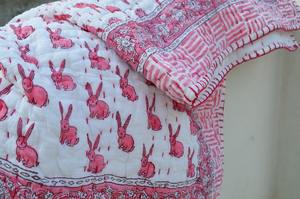 Edredón Kantha Reversible para Bebé al Mejor Precio, Ropa de Cama Estampada de Algodón para Invierno para Uso Doméstico, Venta Al por Mayor ¡Bienvenido! - Product Image 3