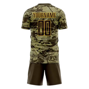 Respirant 100% Polyester Mesh Football Jersey Shorts Ensembles Jeunes Hommes Sublimé Personnalisé Football Jersey Uniformes - Product Image 3