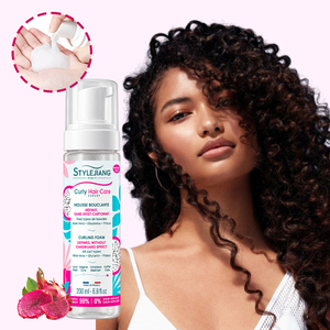 Mousse coiffante personnalisée avec logo pour cheveux ondulés et bouclés, tenue douce, mousse rehausseuse de boucles, mousse hydratante pour un usage quotidien - Product Image 5