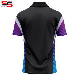 Logo personnalisé chemise de golf vêtements de sport haute performance séchage rapide prix pas cher sublimation hommes polos avec col - Product Image 2
