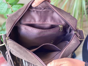 กระเป๋าถือหนังวัวสไตล์ตะวันตกทำด้วยมือสไตล์วินเทจ, กระเป๋าถือหนังมีหลายรูปแบบ - Product Image 6