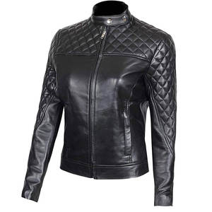 Wholesale Stylish Genuine Leather Jackets For Women Direct Factory Supplier Durable Genuine Leather <b>Ladies</b> Jacket - Product Image 2